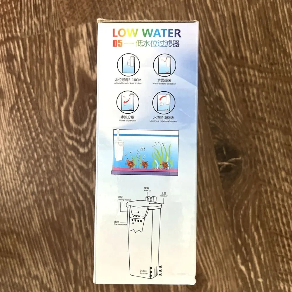 Low Water 200L/h L/min 3.0W Filter Sponge Ultra Quiet